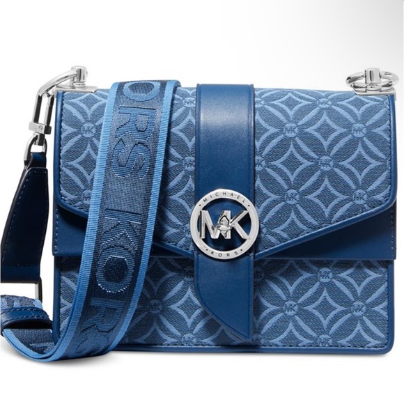 MICHAEL Michael Kors Handbags - NWT MICHAEL KORS Greenwich blue crossbody